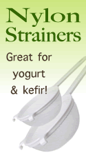 Nylon Mesh Strainers Great for Yogurt and Kefir